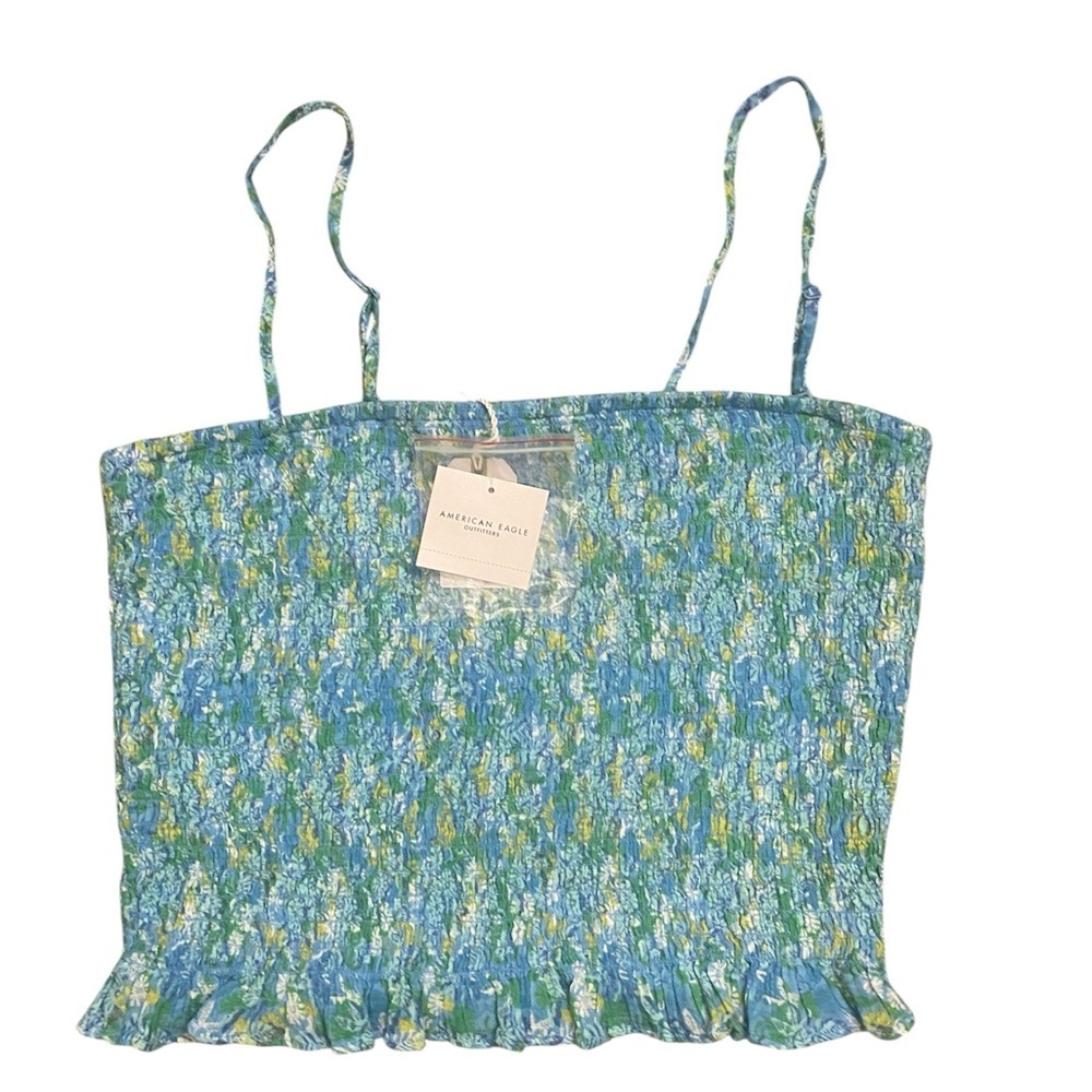 American Eagle Outfitters Blue Floral top